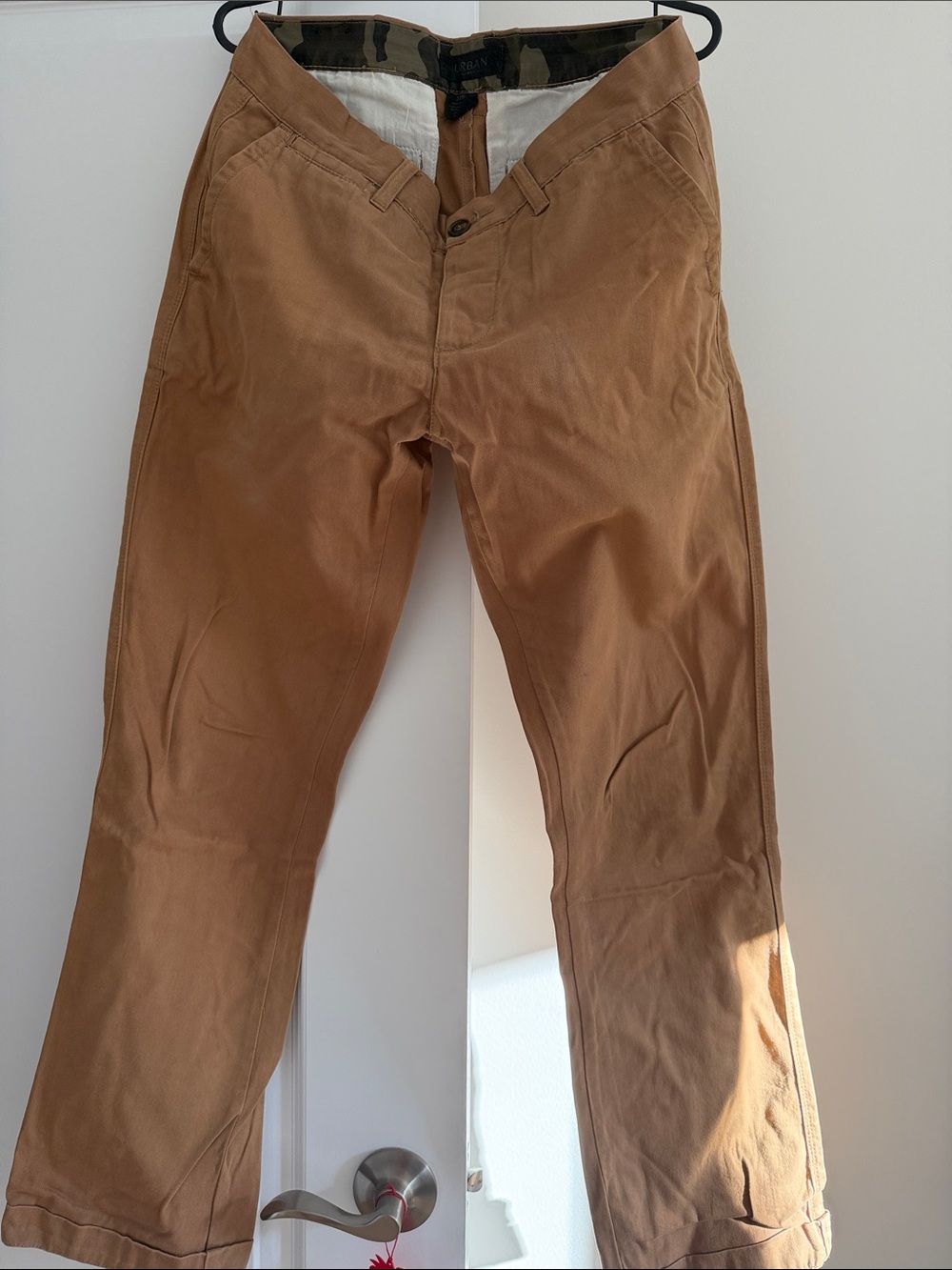 Urban Planet Men's Chino Pants in Tan
